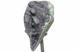 Gorgeous Amethyst Geode Section on Metal Stand #209228-3